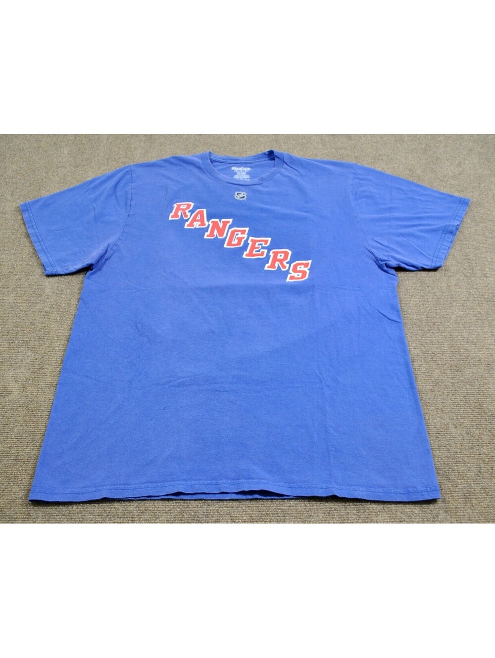 New York Rangers Lundqvist NHL Hockey Jersey Shirt Reebok Blue Size X-Large